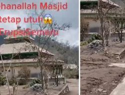 Keajaiban Masjid yang Masih Utuh Setelah Erupsi di Lereng Gunung Semeru